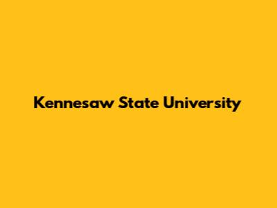 Kennesaw State University