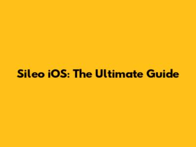 Sileo iOS: The Ultimate Guide